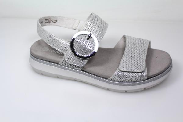 silber Flitzer mit Klettverschluss
